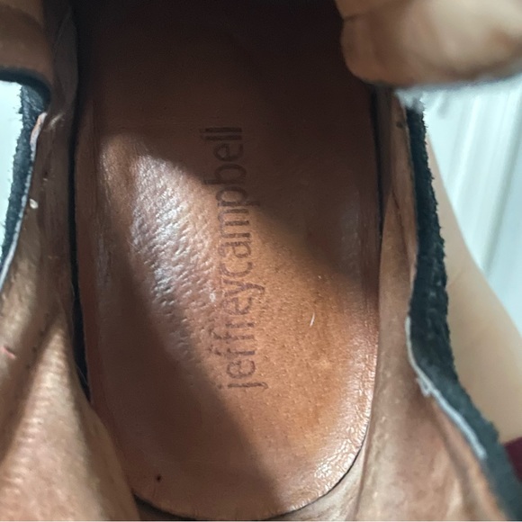 Black suede snakeskin Jeffrey Campbell Cromwell booties - Picture 9 of 10